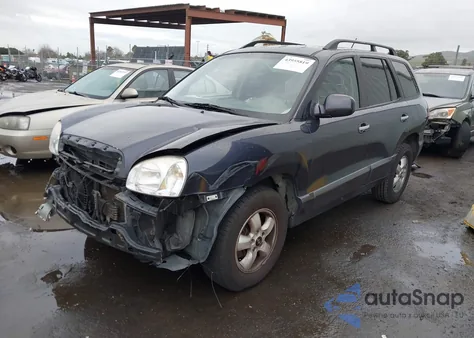 2006 Hyundai Santa Fe Gls/Limited z USA, uszkodzony, nr VIN KM8SC13E16U108783